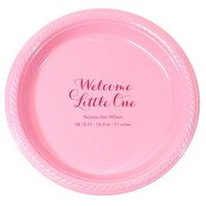Welcome Little One Plastic Plates