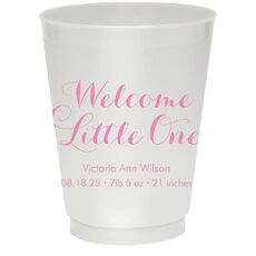 Welcome Little One Colored Shatterproof Cups
