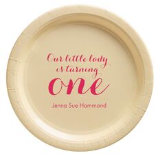 Our Little Lady Paper Plates