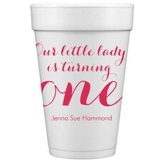Our Little Lady Styrofoam Cups