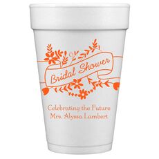 Bridal Shower Ribbon Styrofoam Cups