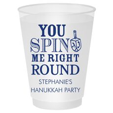 You Spin Me Right Round Shatterproof Cups