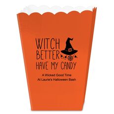 Witch Better Have My Candy Mini Popcorn Boxes