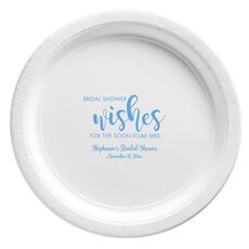 Bridal Shower Wishes Paper Plates