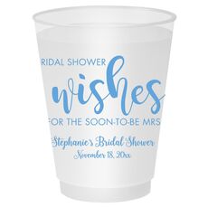 Bridal Shower Wishes Shatterproof Cups