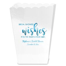 Bridal Shower Wishes Mini Popcorn Boxes