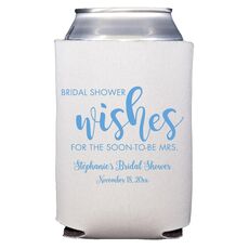 Bridal Shower Wishes Collapsible Huggers