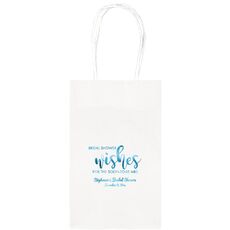 Bridal Shower Wishes Medium Twisted Handled Bags