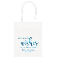Bridal Shower Wishes Mini Twisted Handled Bags