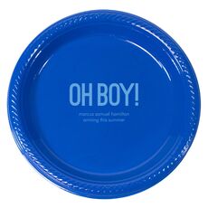 Bold Oh Boy Plastic Plates