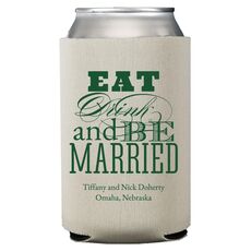 Eat Drink and Be Married Collapsible Huggers