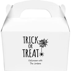Trick or Treat Spider Gable Favor Boxes