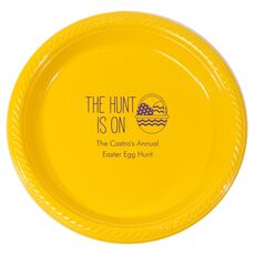 The Hunt Is On Plastic Plates