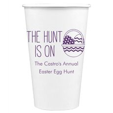 The Hunt Is On Paper Coffee Cups