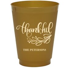 Thankful Colored Shatterproof Cups