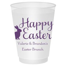 Script Happy Easter Bunny Shatterproof Cups