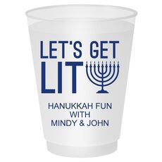 Let's Get Lit Shatterproof Cups