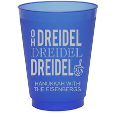 Oh Dreidel Colored Shatterproof Cups