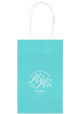 Mr. and Mrs. Best Wishes Medium Twisted Handled Bags