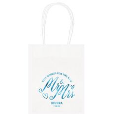 Mr. and Mrs. Best Wishes Mini Twisted Handled Bags