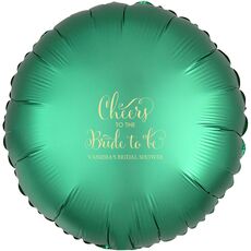 Cheers To The Bride To Be Mylar Balloons