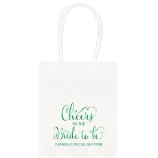 Cheers To The Bride To Be Mini Twisted Handled Bags