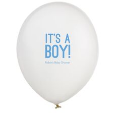 It's A Boy Latex Balloons