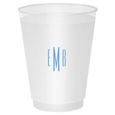 Commonwealth Monogram Shatterproof Cups