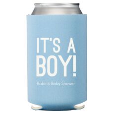 It's A Boy Collapsible Koozies