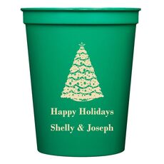 Christmas Tree Stadium Cups