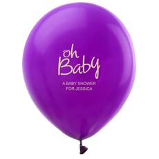 Casual Oh Baby Latex Balloons