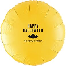 Happy Halloween Bat Mylar Balloons