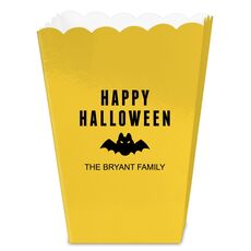 Happy Halloween Bat Mini Popcorn Boxes