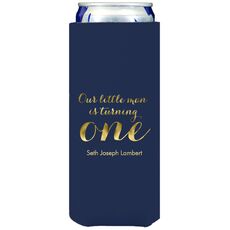 Our Little Man Collapsible Slim Koozies