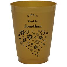 Jewish Star Party Colored Shatterproof Cups