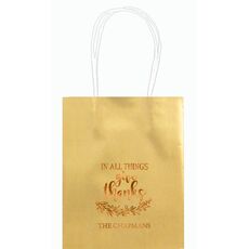 Give Thanks Mini Twisted Handled Bags