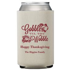 Gobble Til You Wobble Collapsible Koozies