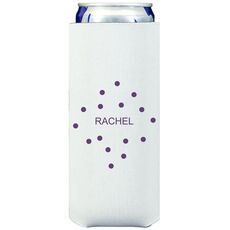 Confetti Dot Party Collapsible Slim Koozies