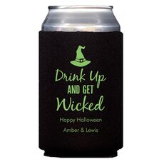 Drink Up and Get Wicked Collapsible Koozies