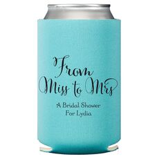 From Miss to Mrs Collapsible Koozies