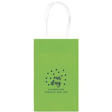 Confetti Dots Our Day Medium Twisted Handled Bags