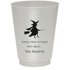 Flying Witch Colored Shatterproof Cups
