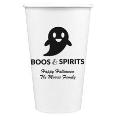 Boos & Spirits Paper Coffee Cups