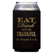 Eat Drink Be Thankful Collapsible Huggers