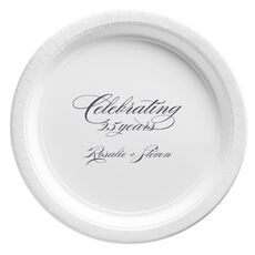Romantic Celebrating Paper Plates