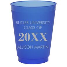 Big Year Printed Colored Shatterproof Cups