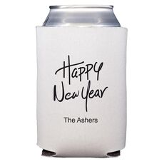 Fun Happy New Year Collapsible Koozies