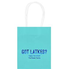 Got Latkes Mini Twisted Handled Bags