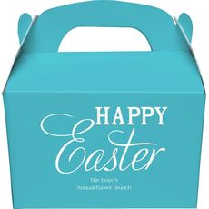 Happy Easter Gable Favor Boxes