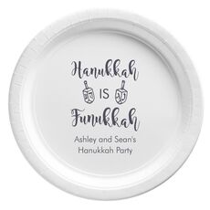 Hanukkah Is Funukkah Paper Plates